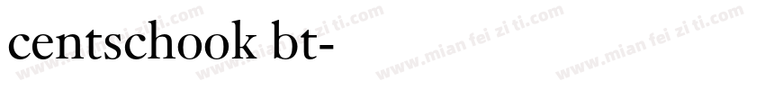 centschook bt字体转换